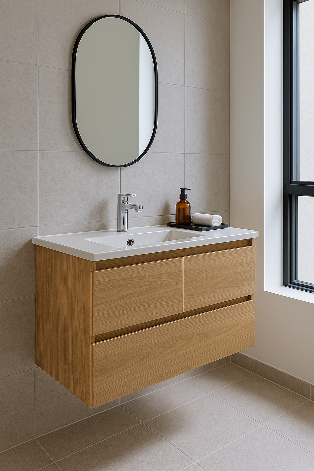 우아한 욕실 인테리어